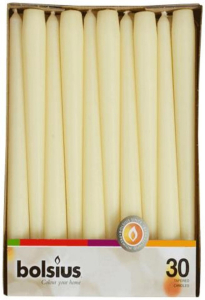 Свеча античная Bolsius кремовая 250 х 20 мм 1 штуки
