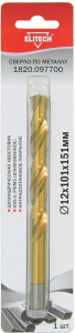 Сверло по металлу ELITECH 1820.09770 12 мм 1 шт
