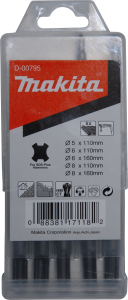 Набор буров по бетону Makita SDS+ D-00795 5 шт