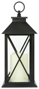 Световая фигура Фонарь-подсвечник со свечой 1 LED 31,5х18 см