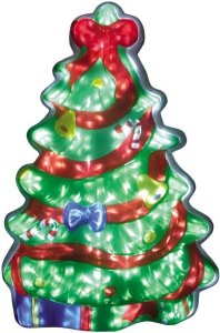 Световое панно B&H Елочка 40 LED 65 см мерцающее