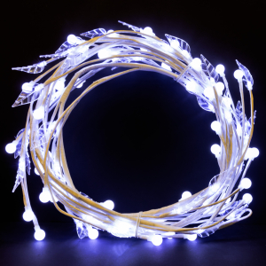 Световая фигура Веточка 96 LED IP44 180 см холодный белый