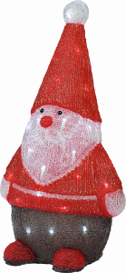 Световая фигура Дед Мороз 40 LED IP44 59 см белый постоянный