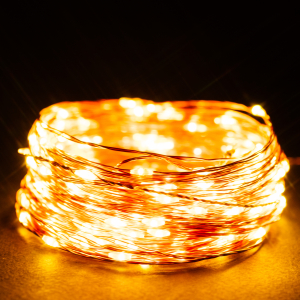 Гирлянда Нить 200 LED теплый белый 18,9 м