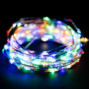 Гирлянда нить Glos 240 LED многоцветный 12 м