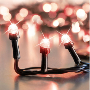 Гирлянда нить B&H 100 LED красный 10 м