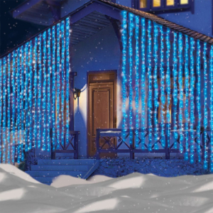 Гирлянда уличная Занавес B&H 925 LED синий 2,4х3 м