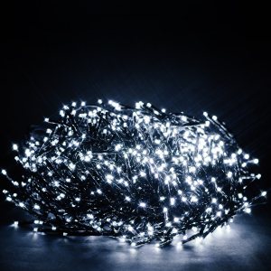 Гирлянда Мишура 500 LED холодный белый 9 м