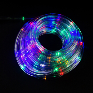 Гирлянда наружная нить GLOS IE 100 LED холодный белый/многоцветный 5 м