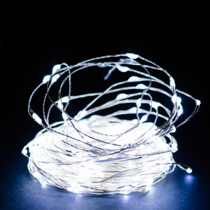 Гирлянда нить Glos IE 240 LED холодный белый 12 м