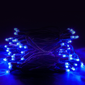 Гирлянда наружная SYSTEM PROF Нить 100 LED синяя 10 м