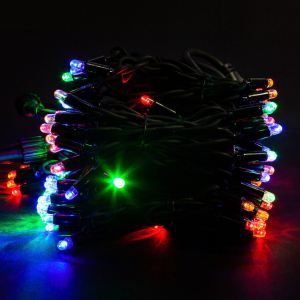 Гирлянда занавес SYSTEM PROF 102 LED многоцветный 1 м