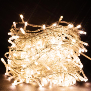 Гирлянда Мишура 240 LED теплый белый 22,92 м