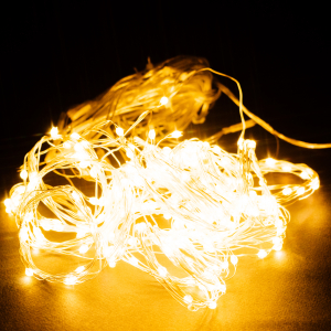 Гирлянда занавес Glos 300 LED теплый белый 2х1,5 м