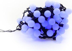 Гирлянда с насадками внешняя Шарики 100 LED черная 10 м