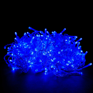 Гирлянда занавес SH LIGHTS 368 LED синий 1,5х1,5 м