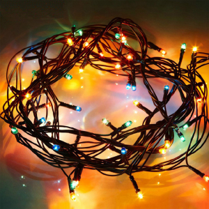 Гирлянда нить SH LIGHTS 50 LED мультиколор 5 м