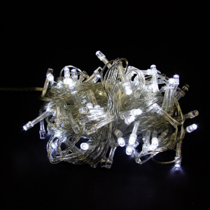 Гирлянда нить SH LIGHTS 100 LED белый 5 м