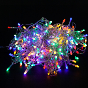 Гирлянда занавес SH LIGHTS 300 LED мультиколор 2 х 1,5 м