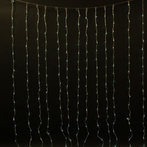 Гирлянда занавес SH LIGHTS 300 LED белый 1,5 х2,2 м