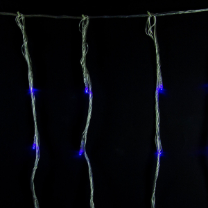 Гирлянда занавес SH LIGHTS 300 LED синий 1,5 х2,2 м