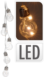 Гирлянда новогодняя Лампочки 5 LED