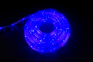 Гирлянда уличная System Prof Светодиодный шнур 120 LED синий 6 м