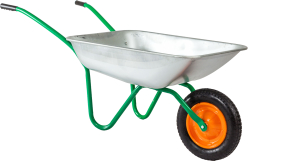 Тачка садовая 1 колесо 65 л 130 кг