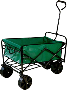 Тележка сумка складная 4 колеса садовая