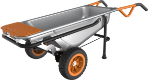 Тележка кузов Worx WG050 нескладная 2 колеса садовая 136 кг