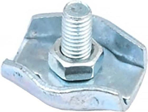 Зажим троса с болтом и гайкой Simplex сталь 4 мм 20 г