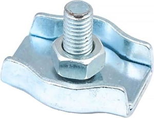 Зажим троса с болтом и гайкой Simplex сталь 8 мм 1 шт