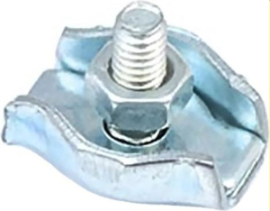 Зажим троса с болтом и гайкой Simplex сталь 3 мм 20 г 2 шт