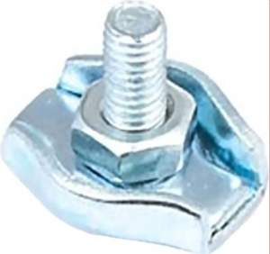 Зажим троса с болтом и гайкой Simplex сталь 2 мм 20 г 2 шт