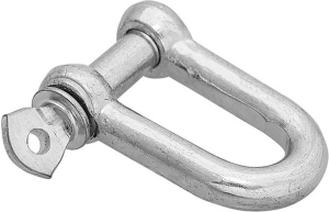 Такелажная скоба сталь 8 мм кольцо 2 шт
