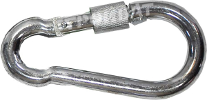 Карабин с предохранительной гайкой Европартнер Fixbox сталь 12 мм 0,26 кг