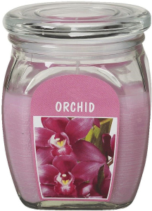 Свеча классическая Bolsius орхидея 12х9,2 см сиреневая