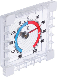 Термометр механический бытовой Penosil оконный 75х75 мм