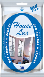 Салфетки для стекол и зеркал House Lux 30 шт