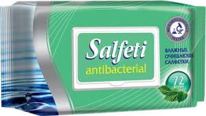 Салфетки Salfeti Antibacterial 72 шт