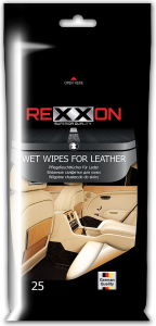Салфетки для изделий из кожи REXXON 26х11 см 25 шт