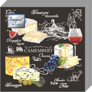 Салфетки Застолье 3-слойные 24х24см 25 листов