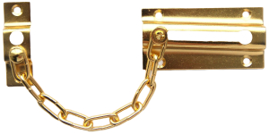 Накидная цепочка для двери Larvij L6301GO золото