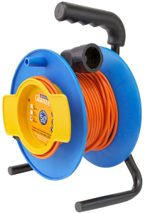 Удлинитель на катушке Glanzen EC-50-010 1 гнездо 3500 Вт 50 м