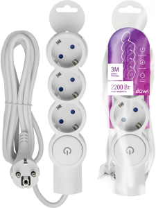 Удлинитель Duwi Eco 3 гнезда 3 м