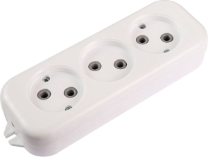 Колодка Duwi 3 гнезда 2200Вт 