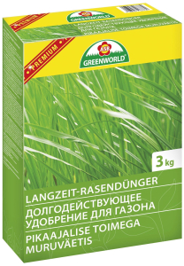 Удобрение минеральное ASB Greenworld долгодействующее для газона 3 кг