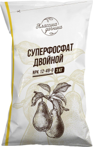Удобрение Классика дачника Суперфосфат двойной 3 кг