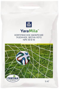 Удобрение комплексное YaraMila ВЕСНА-ЛЕТО для газонов 5 кг