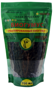 Удобрение органическое Поля Русские БиоГумус комплексное 700 мл